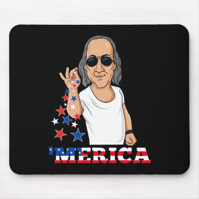 Alfombrilla De Ratón Ben Franklin 4 De Julio Merica (Frente)