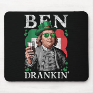 Alfombrilla De Ratón Ben irlandés bebiendo cerveza - Hombres y mujeres 