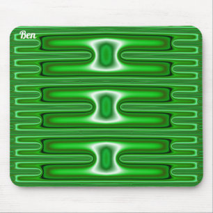 Alfombrilla De Ratón BEN ~ NAVIDADES ~ Blanco verde negro
