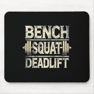 Alfombrilla De Ratón Bench Squat Deadlift Barbell Bodybuilding