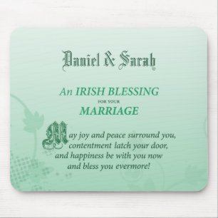 Alfombrilla De Ratón Bendición a Boda irlandés