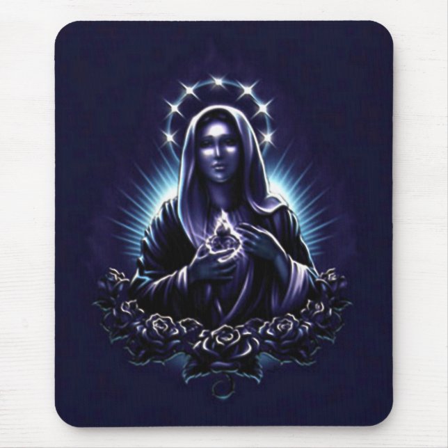 Alfombrilla De Ratón Bendita Virgen María - Madre de Dios (Frente)