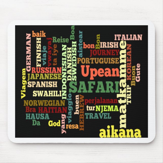 Alfombrilla De Ratón Beneficencia de viaje internacional (Frente)