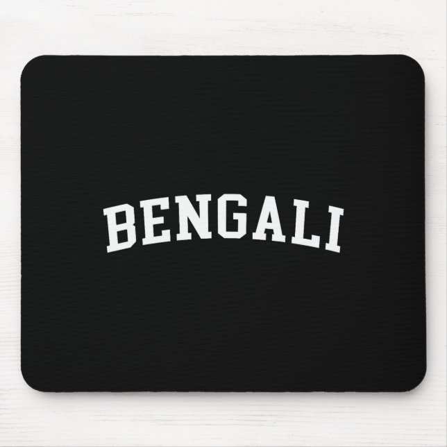 Alfombrilla De Ratón bengalí  (Frente)