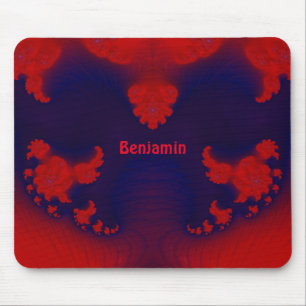 Alfombrilla De Ratón BENJAMIN ~ Rojo y Azul