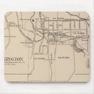 Alfombrilla De Ratón Bennington y Plan de Battleboro