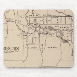 Alfombrilla De Ratón Bennington y Plan de Battleboro