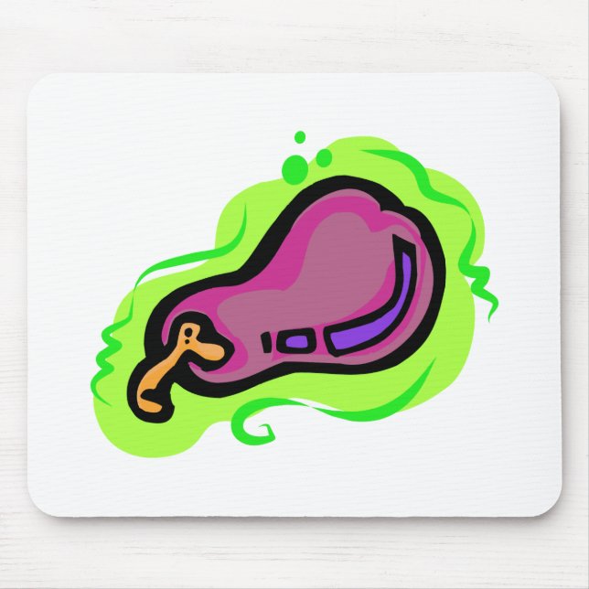 Alfombrilla De Ratón Berenjena (Frente)