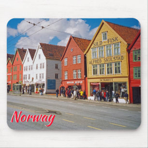Alfombrilla De Ratón Bergen (Noruega)