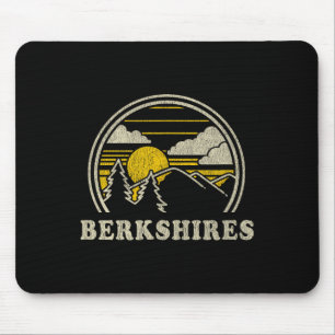 Alfombrilla De Ratón Berkshires Machusetts Ma Camiseta Vintage Senderis
