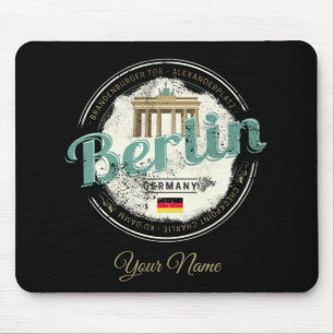 Alfombrilla De Ratón Berlin Capital Vintage City Germany souvenir