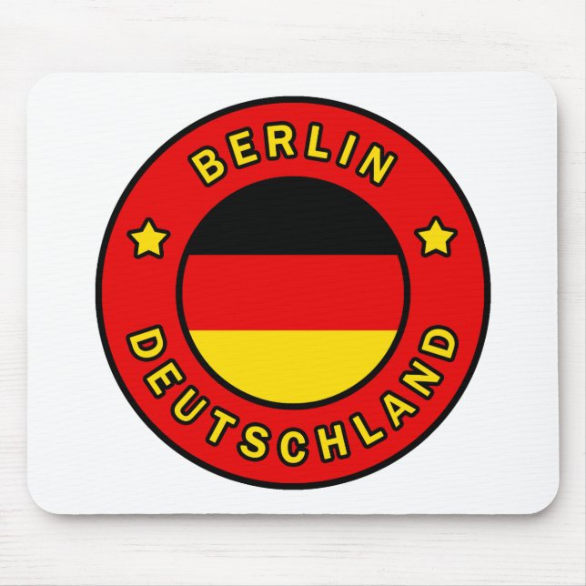 Alfombrilla De Ratón Berlín Deutschland (Frente)