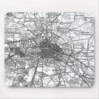 Alfombrilla De Ratón Berlín y mapa de los alrededores (1911)