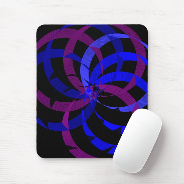 Alfombrilla De Ratón Berry Blend Geometric Mouse Pad (Con ratón)