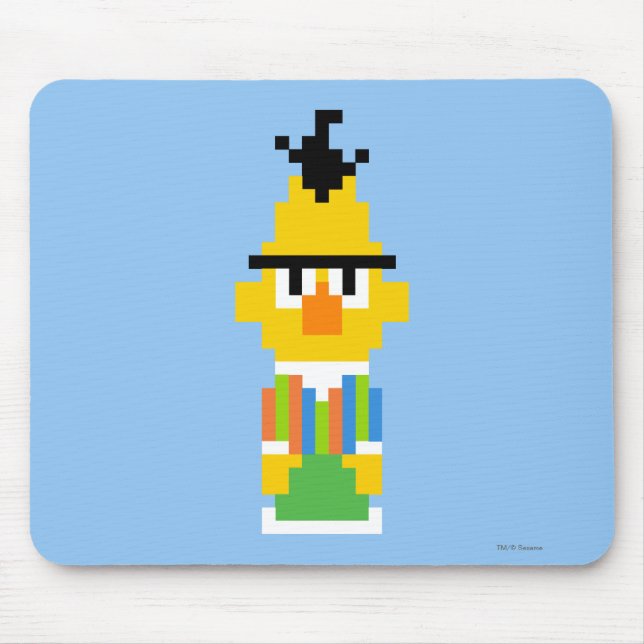 Alfombrilla De Ratón Bert Pixel Art (Frente)