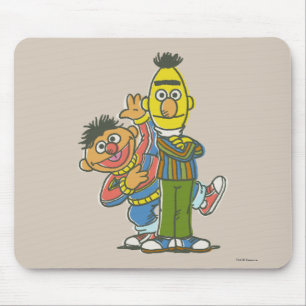 Alfombrilla De Ratón Bert y Ernie Estilo Clásico