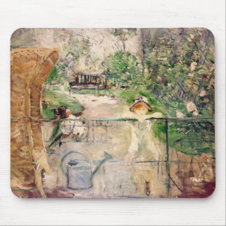 Alfombrilla De Ratón Berthe Morisot La silla de la canasta Mousepad