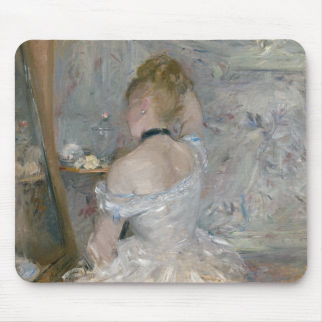 Alfombrilla De Ratón Berthe Morisot - Mujer en su retrete (Frente)
