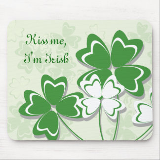 Alfombrilla De Ratón Bésame, soy un Mousepad irlandés