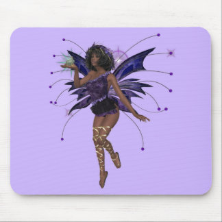 Alfombrilla De Ratón Beso del KRW el Faery afroamericano Mousepad de la