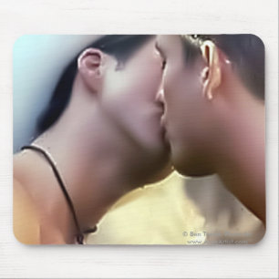 Alfombrilla De Ratón Beso del vaquero