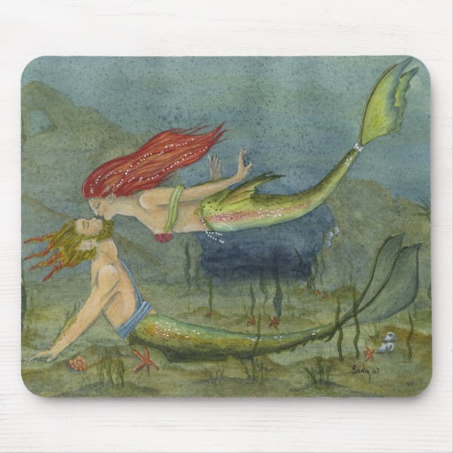 Alfombrilla De Ratón Beso secreto Mousepad (Frente)