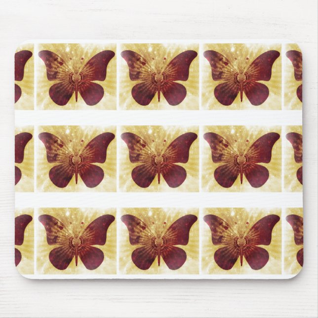 Alfombrilla De Ratón Besos de mariposa (Frente)
