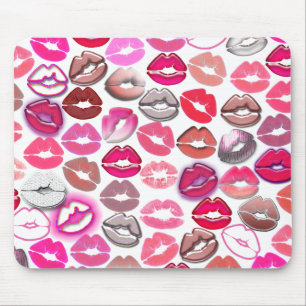 Alfombrilla De Ratón Besos del rosa