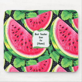 Alfombrilla De Ratón Best Teacher Ever – Watermelon Mouse Pad