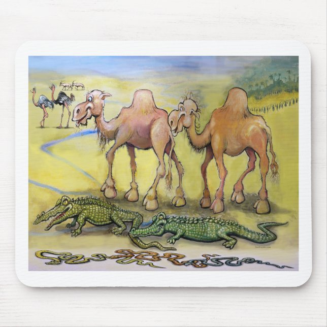 Alfombrilla De Ratón Bestias de postre (Frente)