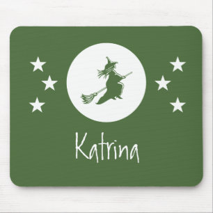 Alfombrilla De Ratón Bewitando la Mousepad de Halloween, verde
