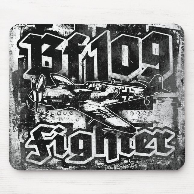 Alfombrilla De Ratón Bf 109 Mouse Pad Mousepad (Frente)