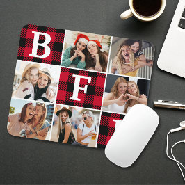 Alfombrilla De Ratón BFF Best Friends Red Plaid Keepsake Pictures