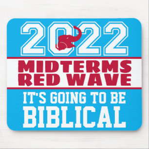 Alfombrilla De Ratón Biblical Midterms 2022 Red Wave