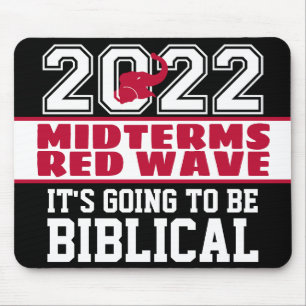 Alfombrilla De Ratón Biblical Midterms 2022 Red Wave