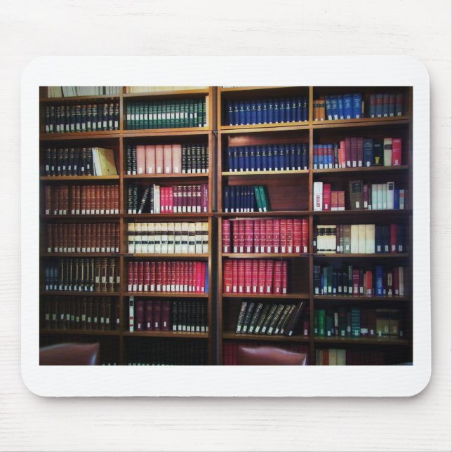 Alfombrilla De Ratón Biblioteca (Frente)