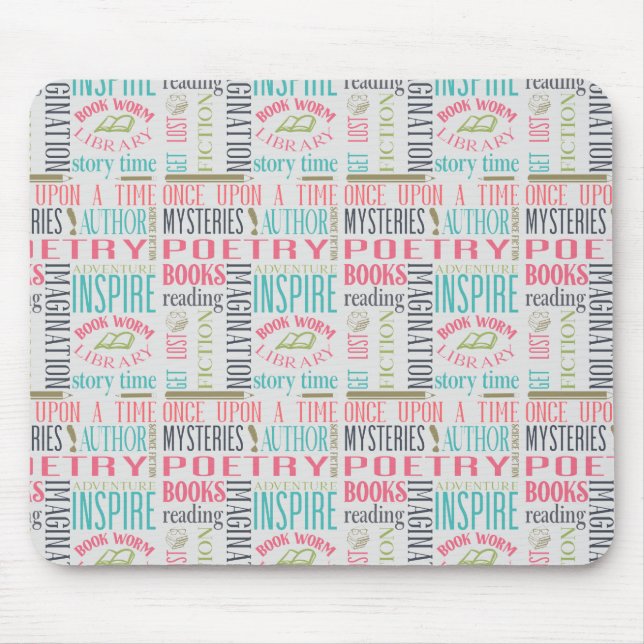 Alfombrilla De Ratón Biblioteca de arte en metro (Frente)