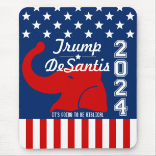 ALFOMBRILLA DE RATÓN BIBLIOTECA DE TRUMP DESANTIS 2024