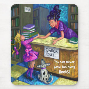 Alfombrilla De Ratón Biblioteca Desproteger Mousepad