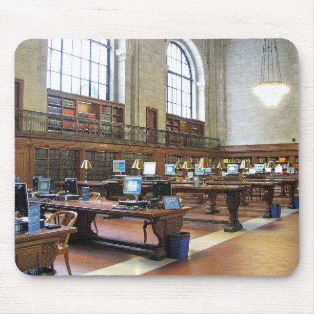 Alfombrilla De Ratón Biblioteca pública Mousepad de NY (Frente)