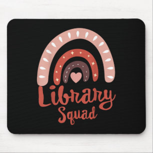 Alfombrilla De Ratón Biblioteca Squad School Squad Librarian Bookworlbo