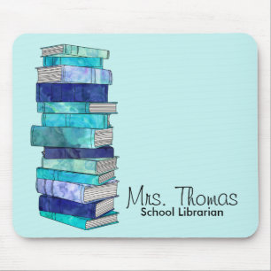Alfombrilla De Ratón Bibliotecario de escuela Mousepad personalizado