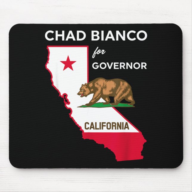 Alfombrilla De Ratón Bicanco 2026 Chad Bianco For Governor Of Californi (Frente)