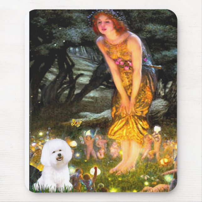 Alfombrilla De Ratón Bichon Frise 1 - Medianoche (Frente)