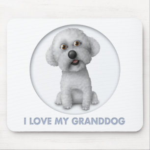 Alfombrilla De Ratón Bichon Frise Granddog