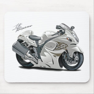 Alfombrilla De Ratón Bici del blanco de Hayabusa