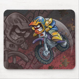 Alfombrilla De Ratón Bici Mike Mousepad de la suciedad