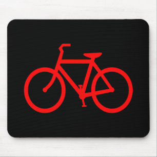 Alfombrilla De Ratón Bici Roja