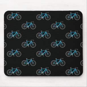Alfombrilla De Ratón bicicleta acuática en negro
