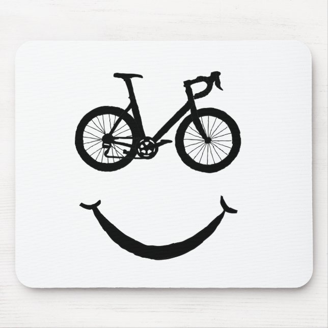 Alfombrilla De Ratón Bicicleta Arte Montar Bicicleta Clipart Bicicleta  (Frente)